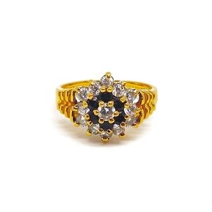 14k HGE LIND  double Rositas ring size 8